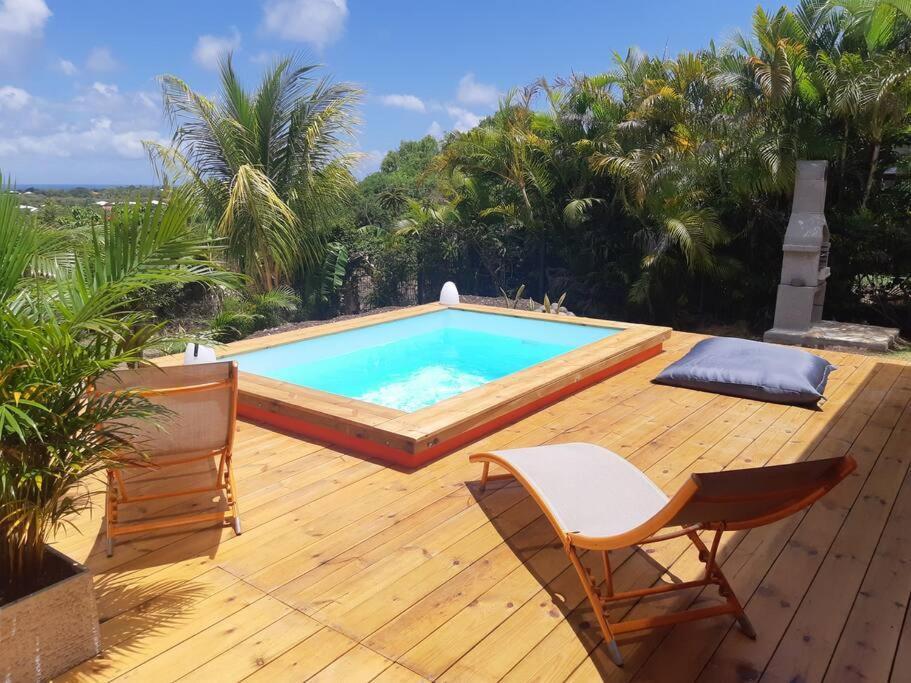 Ti Coin Relax Bungalow Vue Mer Piscine Privee サン・フランソワ エクステリア 写真