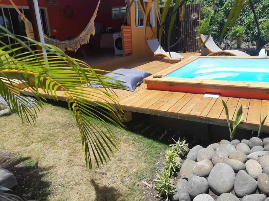 Ti Coin Relax Bungalow Vue Mer Piscine Privee サン・フランソワ エクステリア 写真