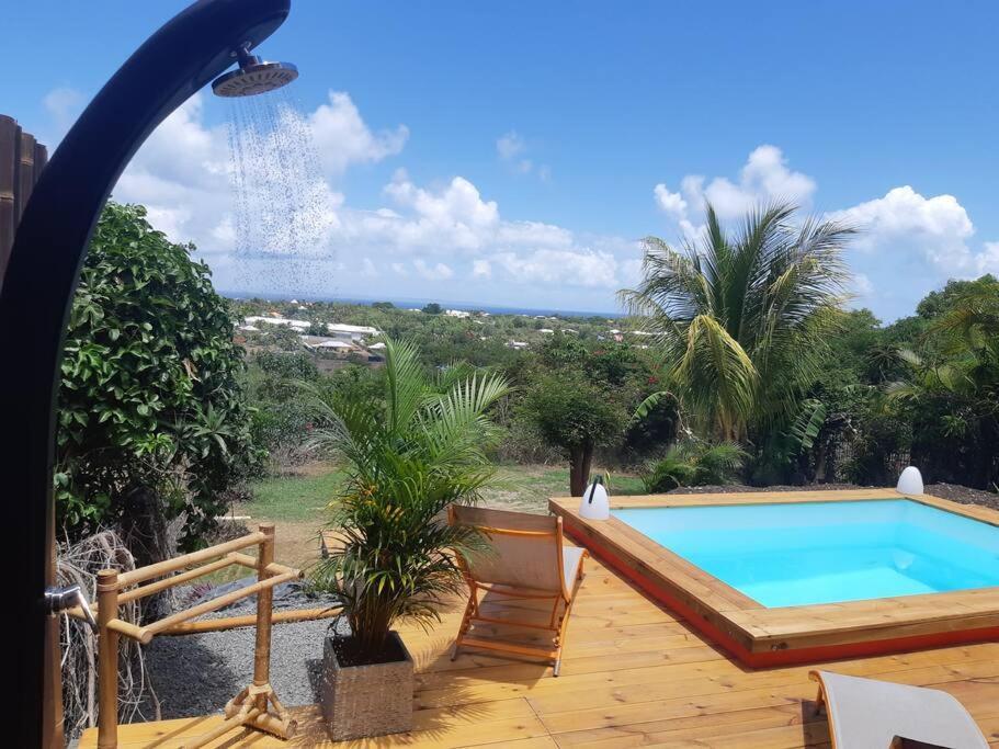 Ti Coin Relax Bungalow Vue Mer Piscine Privee サン・フランソワ エクステリア 写真