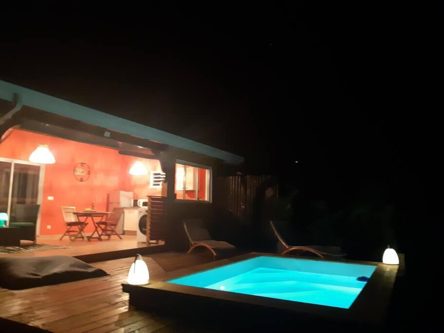 Ti Coin Relax Bungalow Vue Mer Piscine Privee サン・フランソワ エクステリア 写真