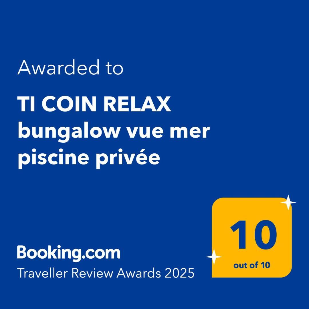 Ti Coin Relax Bungalow Vue Mer Piscine Privee サン・フランソワ エクステリア 写真